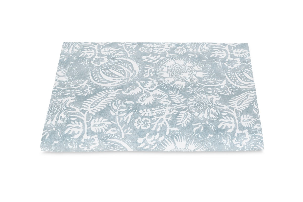 Fitted Sheet - Granada Hazy Blue Bedding by Matouk Schumacher at Fig Linens and Home