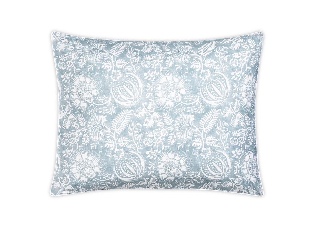 Pillow Sham - Granada Hazy Blue Bedding by Matouk Schumacher at Fig Linens and Home