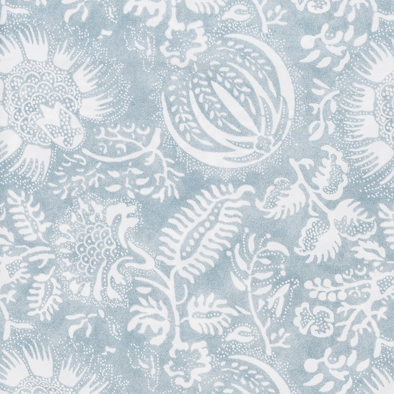 Swatch of Fabric - Granada Hazy Blue Bedding by Matouk Schumacher at Fig Linens and Home