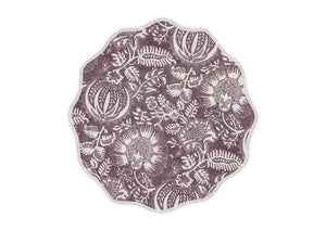 Round Placemat - Granada Thistle Placemats by Matouk Schumacher at Fig Linens and Home