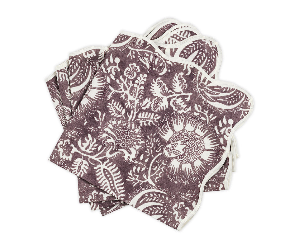 Granada Thistle Napkins by Matouk Schumacher at Fig Linens and Home