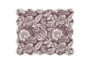 Rectangular Placemat - Granada Thistle Placemats by Matouk Schumacher at Fig Linens and Home