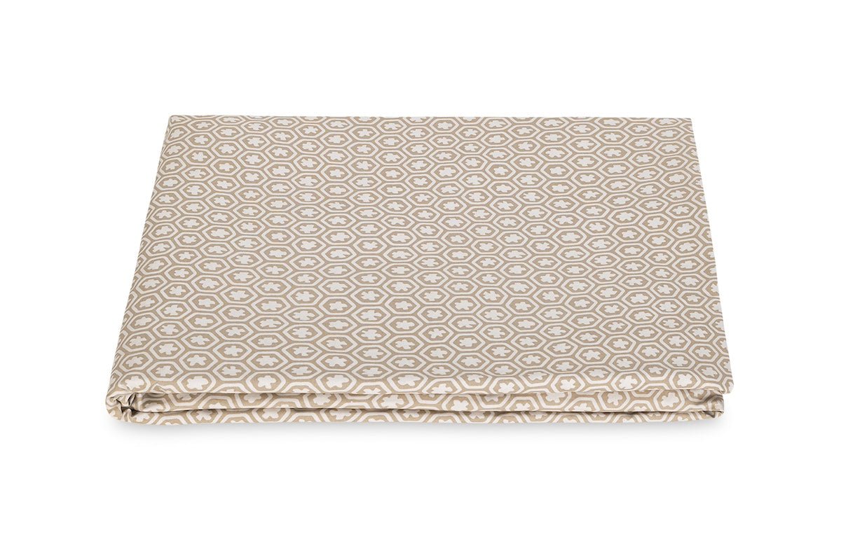 Matouk Schumacher Levi Fitted Sheet Dune at Fig Linens and Home