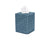 Matouk Schumacher Levi Tissue Box Cover Prussian Blue at Fig Linens and Home