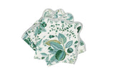 Linen Napkins - Pomegranate Emerald Green Cloth Napkins | Matouk Schumacher at Fig Linens and Home