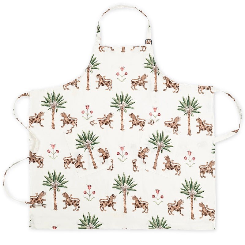 Tiger Palm Tigereye Apron by Matouk Schumacher - Fig Linens and Home