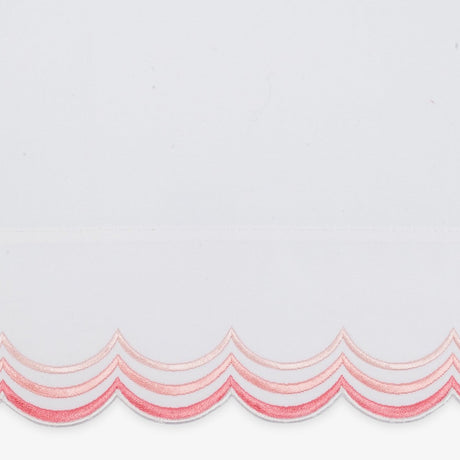 Matouk Stella Bedding Swatch - Pink Scallop Color - Fig Linens and Home