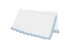 Matouk Stella King Flat 114 x 112 Hazy Blue | Fig Linens and Home 