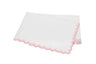 Matouk Stella King Flat 114 x 112 Pink | Fig Linens and Home 