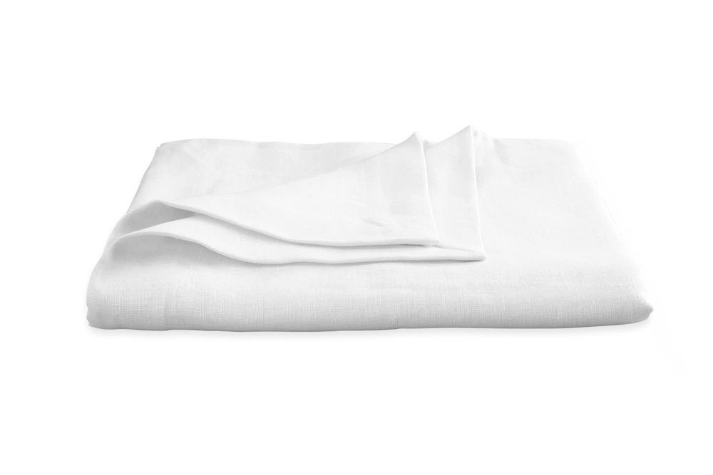 Chamant White Tablecloth | Matouk at Fig Linens