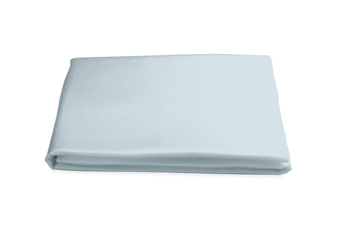 Fitted Sheet in Pool - Matouk Talita Sateen Cotton at Fig Linens - Giza Cotton