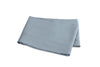 Matouk Flat Sheet - Talita Satin Stitch Hazy Blue - Giza Cotton Bedding at Fig Linens and Home
