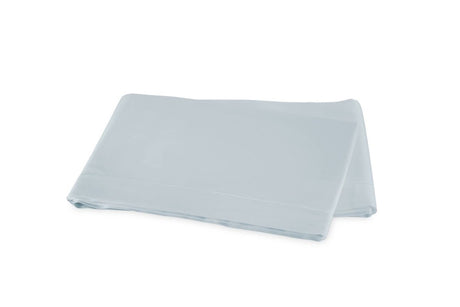 Matouk Flat Sheet - Talita Satin Stitch Pool - Giza Cotton Bedding at Fig Linens and Home