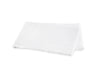 Matouk Flat Sheet - Talita Satin Stitch White - Giza Cotton Bedding at Fig Linens and Home