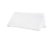 Matouk Flat Sheet - Talita Satin Stitch White - Giza Cotton Bedding at Fig Linens and Home
