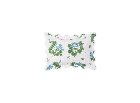 Boudoir Sham - Matouk Tillet Geranium Bedding in Blue at Fig Linens and Home