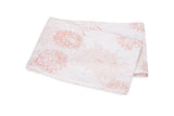 Matouk Tillett Chrysanthemum Flat Sheet Blush Pink at Fig Linens and Home