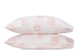 Matouk Tillett Chrysanthemum Pillowcases Blush Pink at Fig Linens and Home