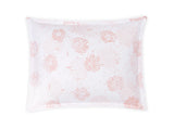 Matouk Tillett Chrysanthemum Pillow Sham Blush Pink at Fig Linens and Home