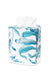Tissue Box Cover - Schumacher Pomegranate Prussian Blue Tissue Cover - Matouk at Fig Linens and Home