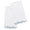 Powder Room Towels - Wave Guest Towels in Hazy Blue by Matouk