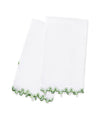 Powder Room Towels - Wave Guest Towels in Santorini by Matouk
