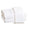 Cairo Bath Towels by Matouk | White with Linen Trim 