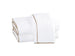 Cairo Bath Towels by Matouk | White with Linen Trim 