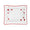 Hearts Mini Pillow in Cardinal Red - Matouk Baby Pillows at Fig Linens and Home