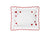 Hearts Mini Pillow in Cardinal Red - Matouk Baby Pillows at Fig Linens and Home