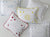 Hearts Mini Pillow - Matouk Baby Boudoirs with hearts and scallops - Gifts at Fig Linens and Home