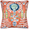 Mendoza Suzani Coral - Throw Pillow by Ryan Studio