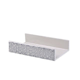 Mike + Ally Atlantic Bath Accessories Flat Towel Holder Gray | Fig Linens and Home Bathroom