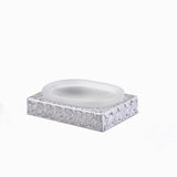 Mike + Ally Atlantic Bath Accessories Soap Dish Gray | Fig Linens and Home Bathroom Accessory Sets