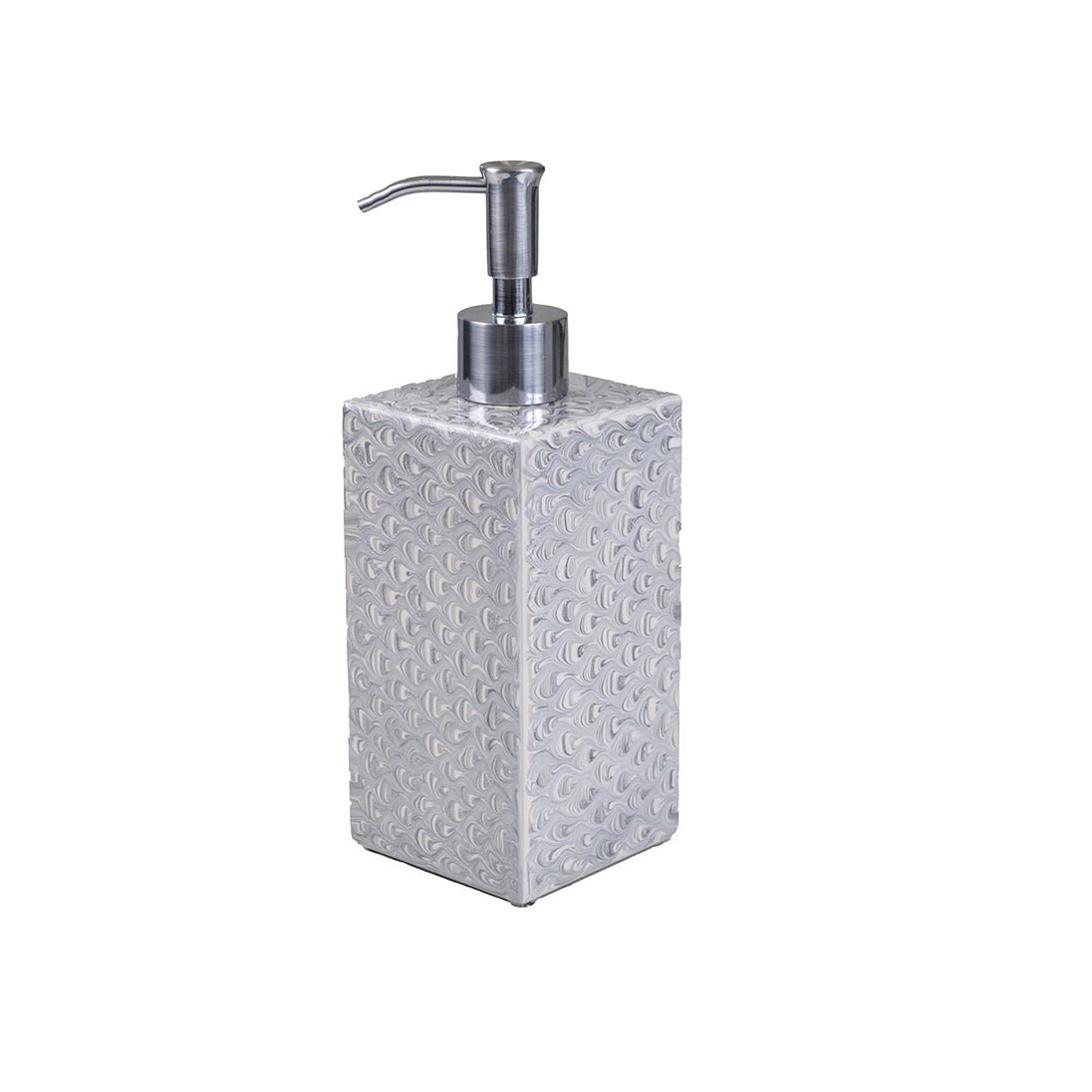 Mike + Ally Atlantic Bath Accessories pump Gray | Fig Linens and Home Bathroom Accessory Sets