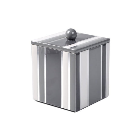 Mike and Ally Catalina Gray Bath Accessories Tall Container with Lid