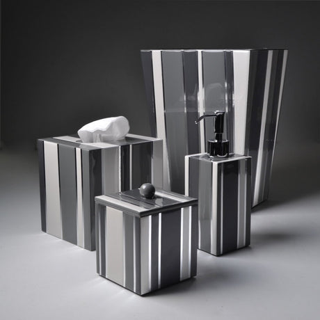 Mike and Ally Catalina Gray Bath Accessories Set at Fig Linens and Home