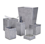 Mike + Ally Bath Accessories Gray | Fig Linens and Home Bathroom Accessory Sets 