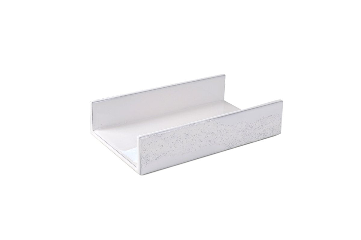 Mike and Ally Bath Accessories - Brut Pearl White at Fig Linens and Home - Flat Towel Holder