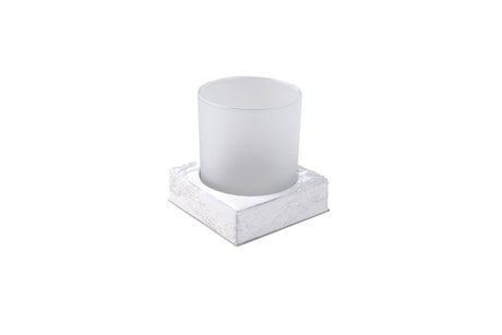 Mike and Ally Bath Accessories - Brut Pearl White at Fig Linens and Home - Tumbler