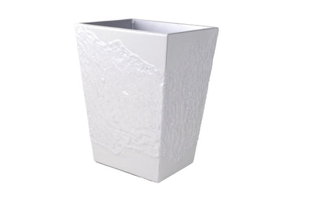 Mike and Ally Bath Accessories - Brut Pearl White at Fig Linens and Home - Wastebin