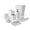Mike and Ally Bath Accessories - Brut Pearl White at Fig Linens and Home 1