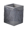 Mike and Ally Bath Accessories - Brut Textured Bath Accessories for Luxury Bath - Glossy Charcoal Colorway
