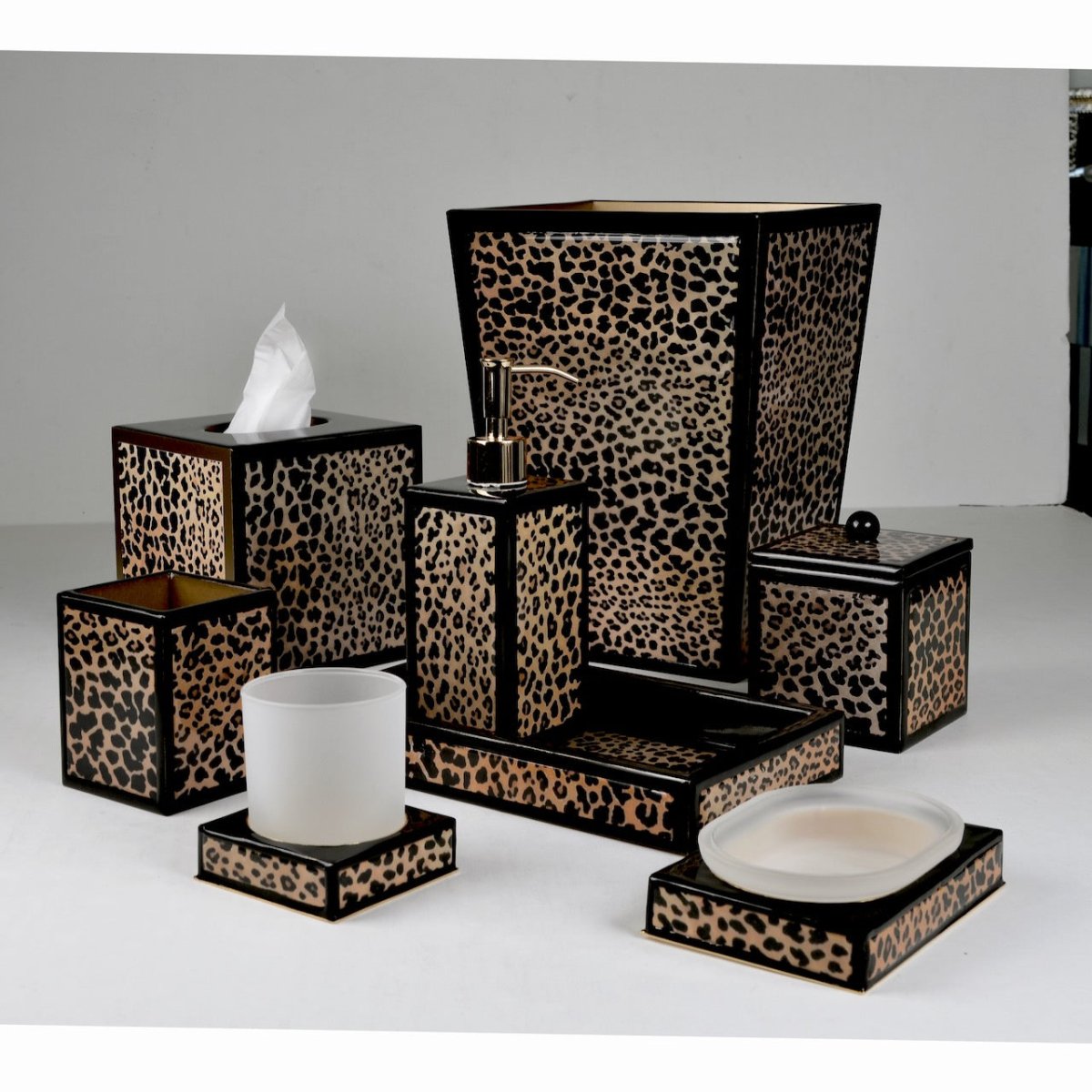 Mike Ally Congo Animal Print Bath Accessories at Fig Linens and Home