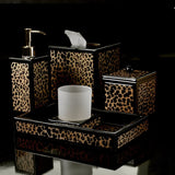 Mike Ally Congo Animal Print Bath Accessories set at Fig Linens and Home