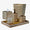 Mike + Ally Biarritz Solid Swarovski Crystals Bath Accessories by Mike + Ally - Gold Make Up Brush Holder ( 3.25"W x 4.25"H) at FIG LINENS AND HOME - 10