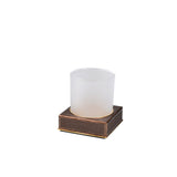 Tumbler in Bronze - Shagreen Luxury Bath Accessories by Mike + Ally at Fig Linens and Home