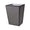 Wastebasket in Black - Shagreen Luxury Bath Accessories by Mike + Ally at Fig Linens and Home