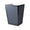 Wastebasket in Charcoal - Shagreen Luxury Bath Accessories by Mike + Ally at Fig Linens and Home