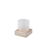 Tumbler in Putty - Shagreen Luxury Bath Accessories by Mike + Ally at Fig Linens and Home